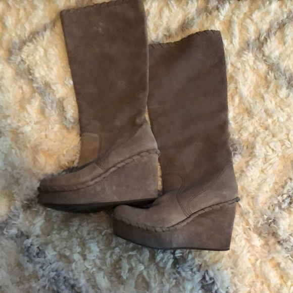 Pedro Garcia Suede Knee-High Boots - Picture 2 of 7